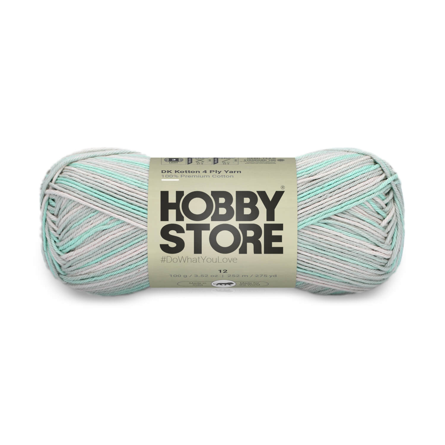 DK Kotton 4 Ply Yarn by Hobby Store - Multi-Color 12