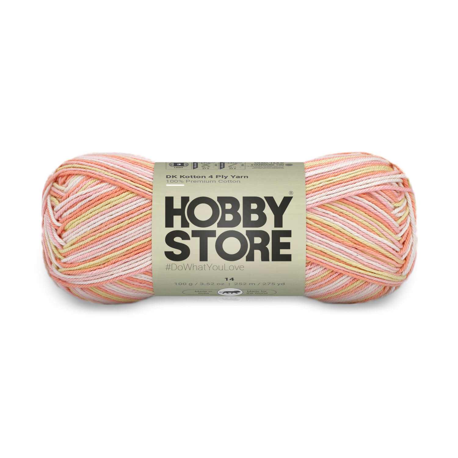 DK Kotton 4 Ply Yarn by Hobby Store - Multi-Color 14