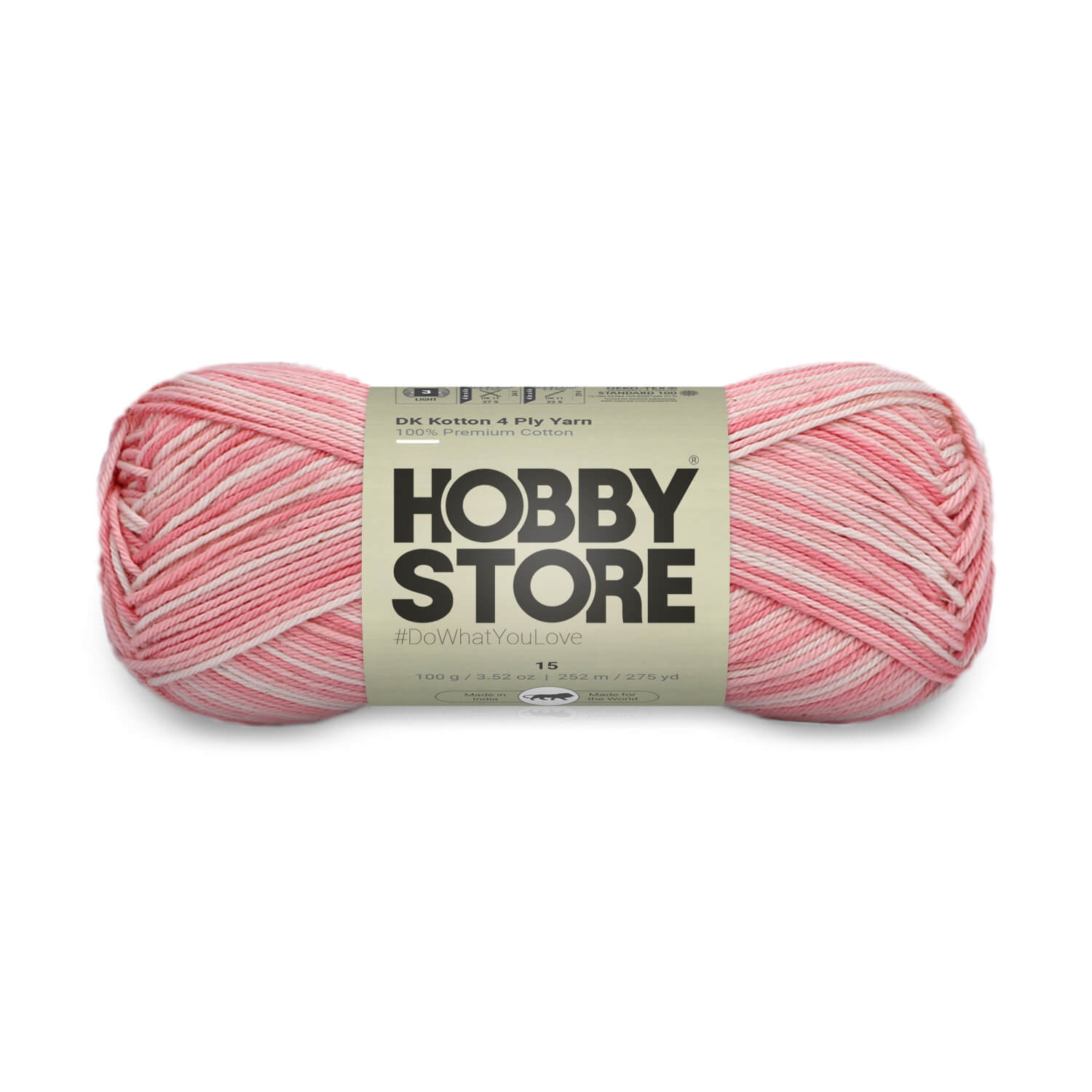 DK Kotton 4 Ply Yarn by Hobby Store - Multi-Color 15