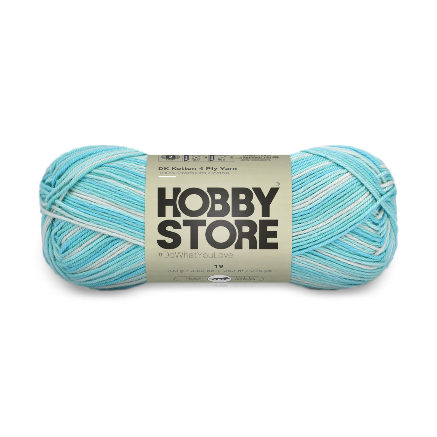 DK Kotton 4 Ply Yarn by Hobby Store - Multi-Color 19