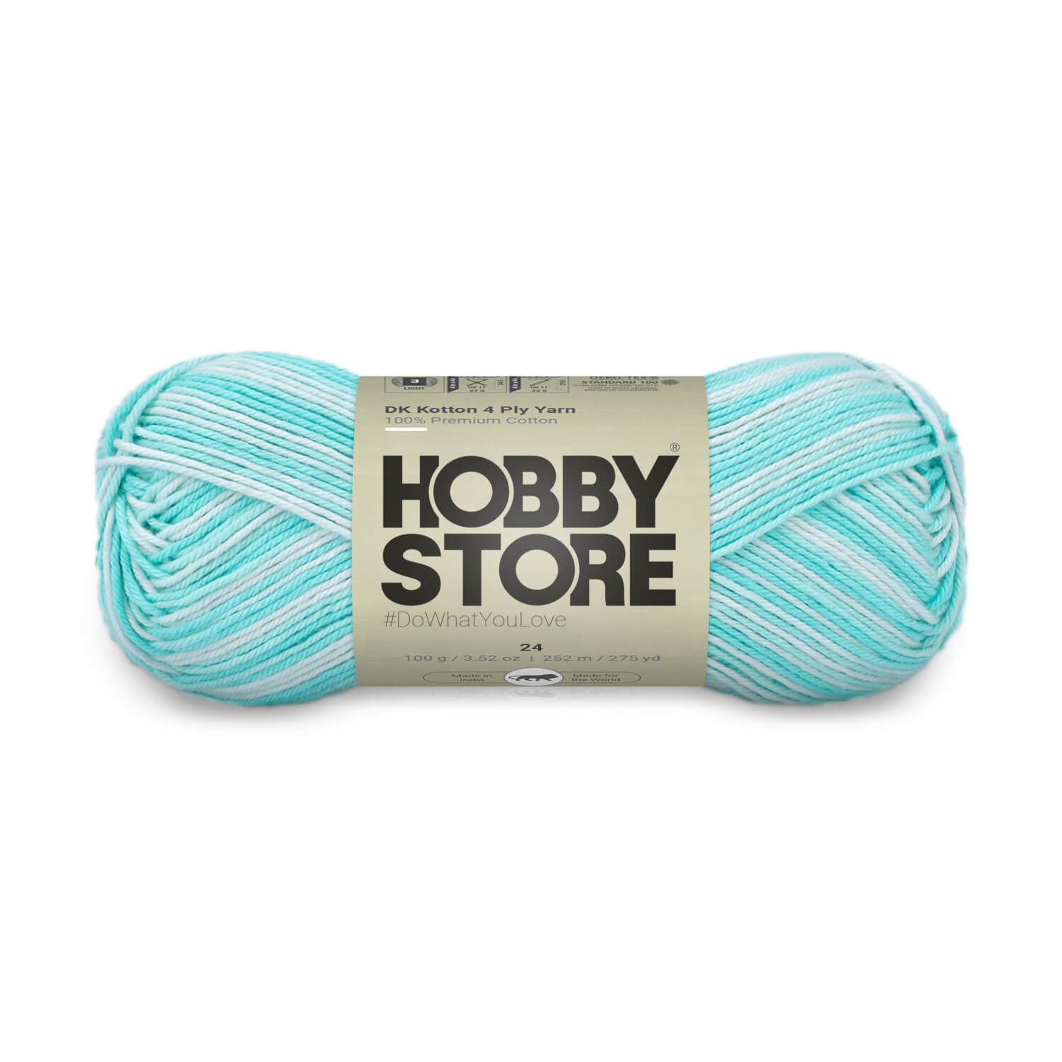 DK Kotton 4 Ply Yarn by Hobby Store - Multi-Color 24