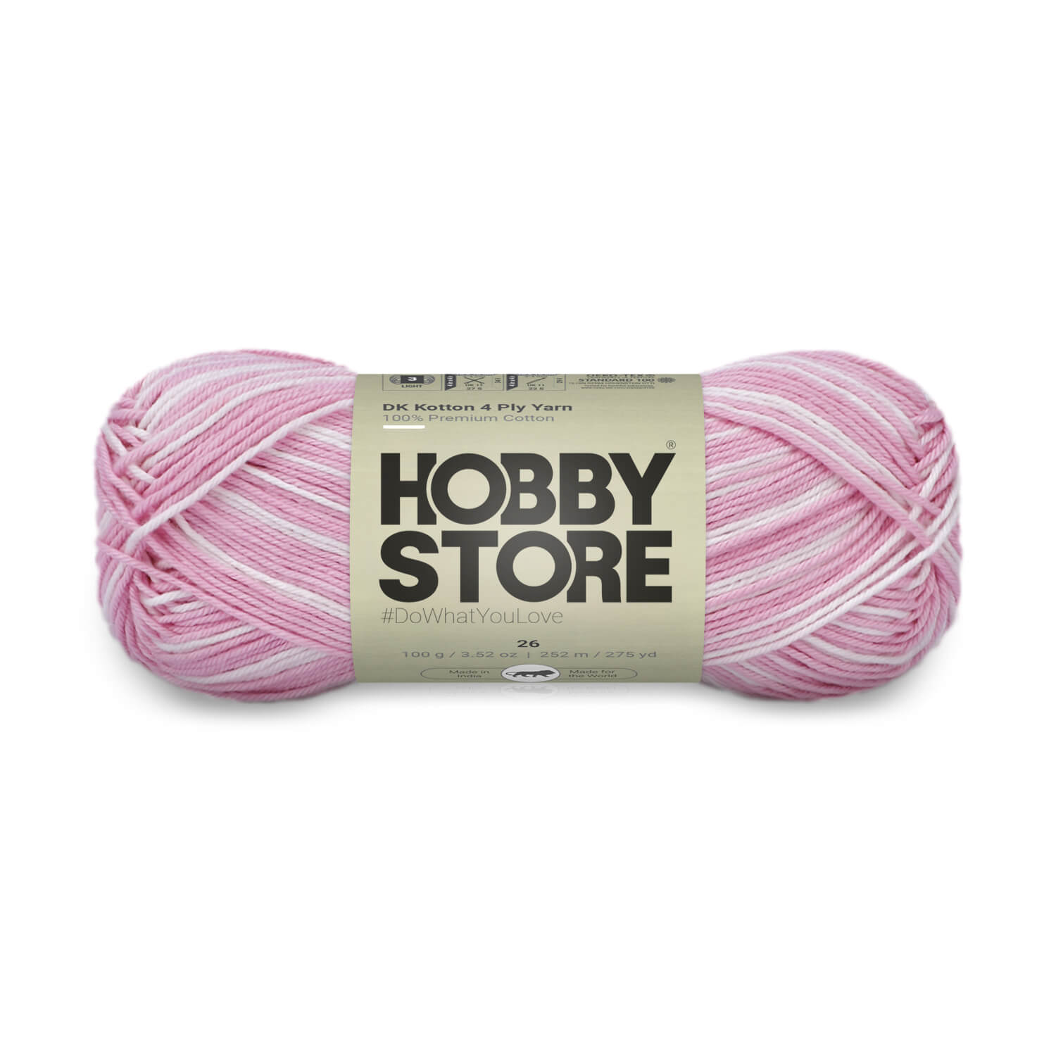 DK Kotton 4 Ply Yarn by Hobby Store - Multi-Color 26