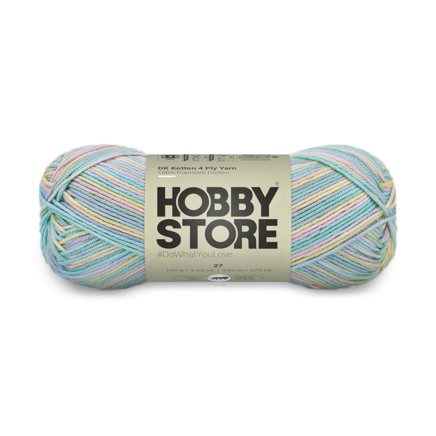 DK Kotton 4 Ply Yarn by Hobby Store - Multi-Color 27