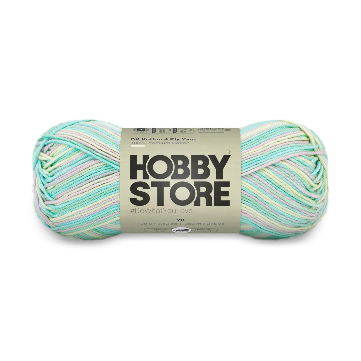 DK Kotton 4 Ply Yarn by Hobby Store - Multi-Color 28