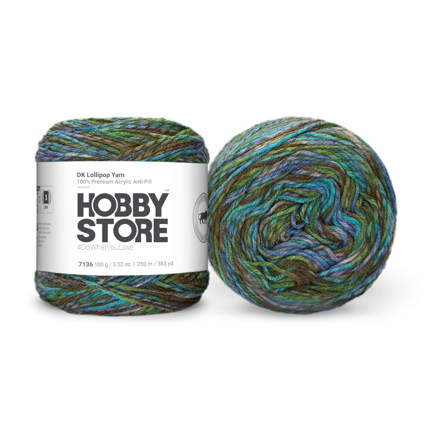 DK Lollipop Anti-Pill Cake Yarn by Hobby Store - 7136