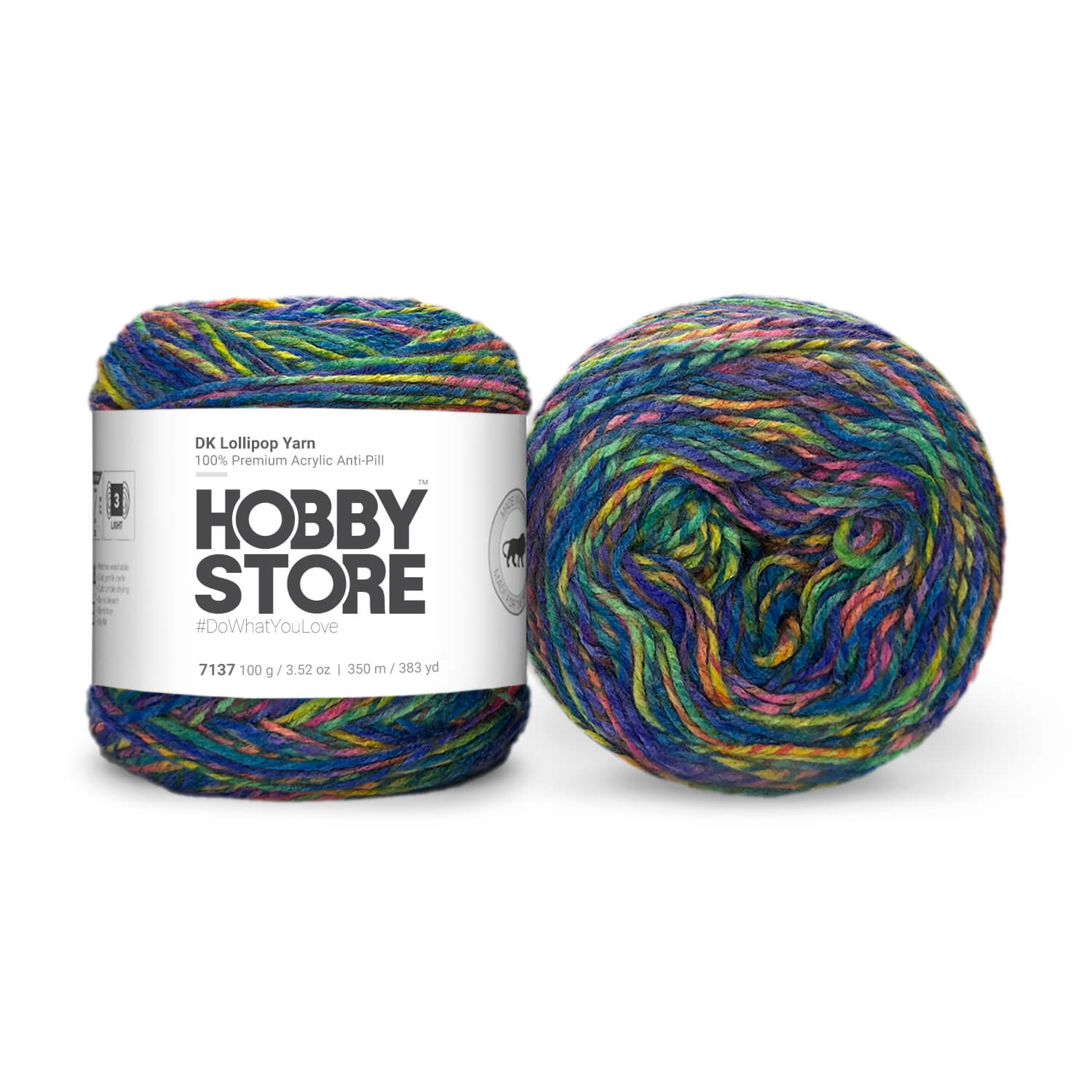 DK Lollipop Anti-Pill Cake Yarn by Hobby Store - 7137