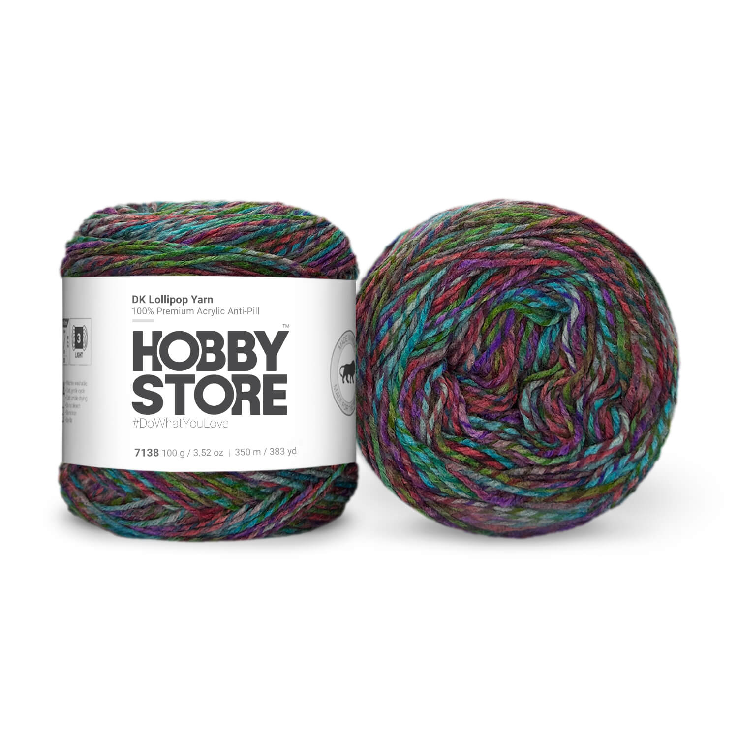 DK Lollipop Anti-Pill Cake Yarn by Hobby Store - 7138
