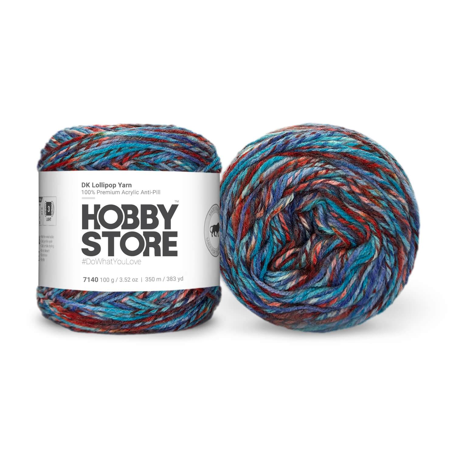 DK Lollipop Anti-Pill Cake Yarn by Hobby Store - 7140