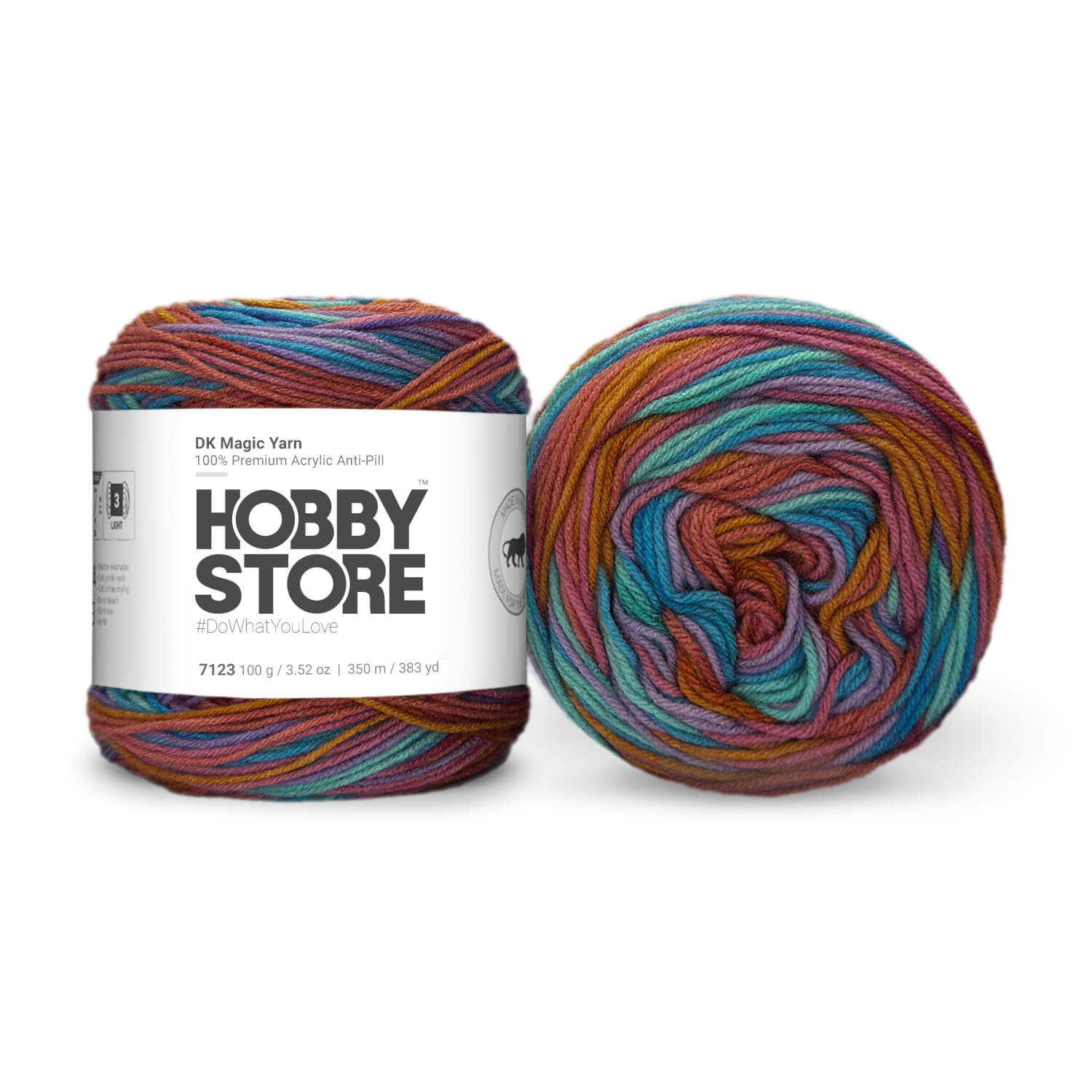 DK Magic Anti-Pill Cake Yarn by Hobby Store - 7123