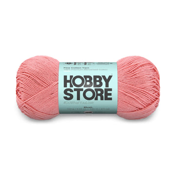 Fine Mercerised Cotton Yarn by Hobby Store - Blush - 205