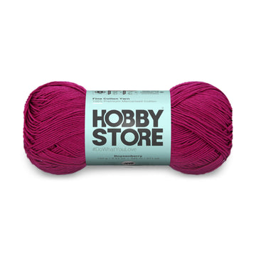 Fine Mercerised Cotton Yarn by Hobby Store - Boysenberry - 206