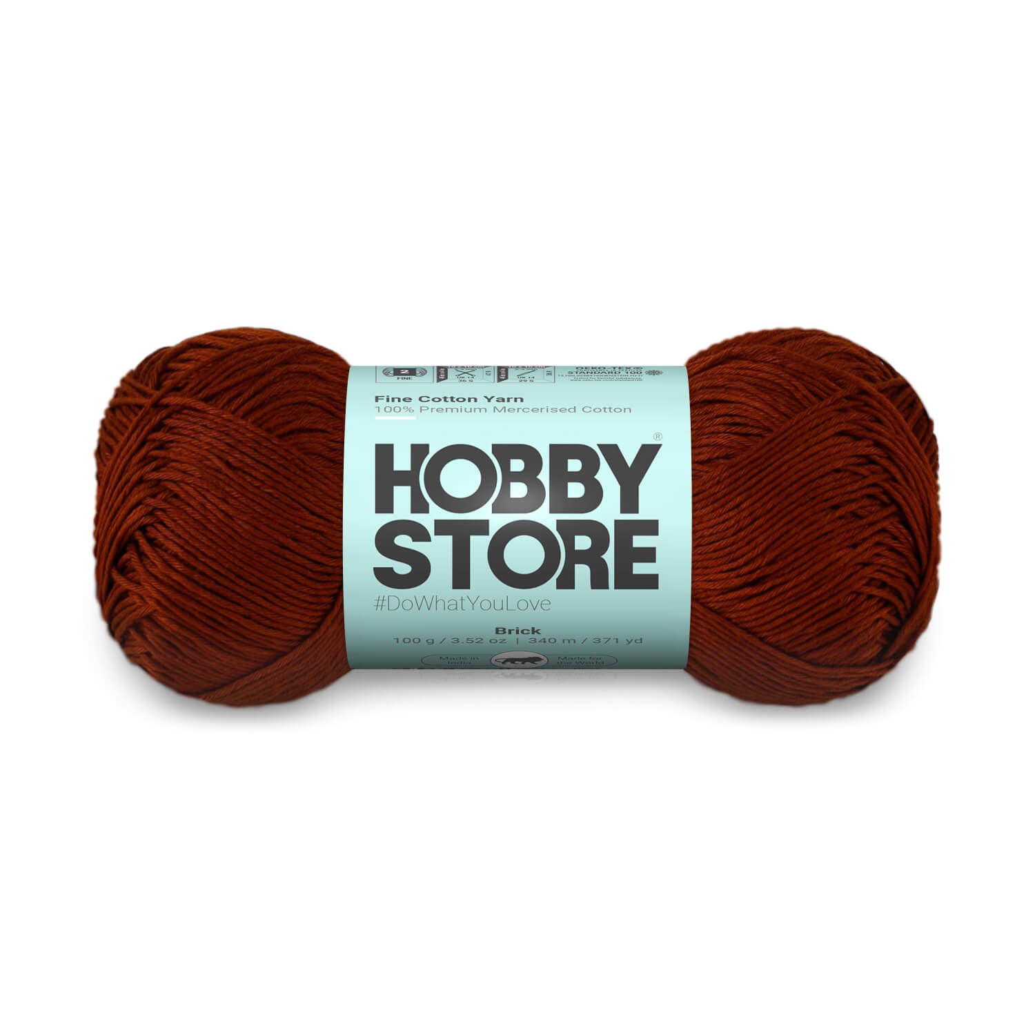 Fine Mercerised Cotton Yarn by Hobby Store - Brick 264