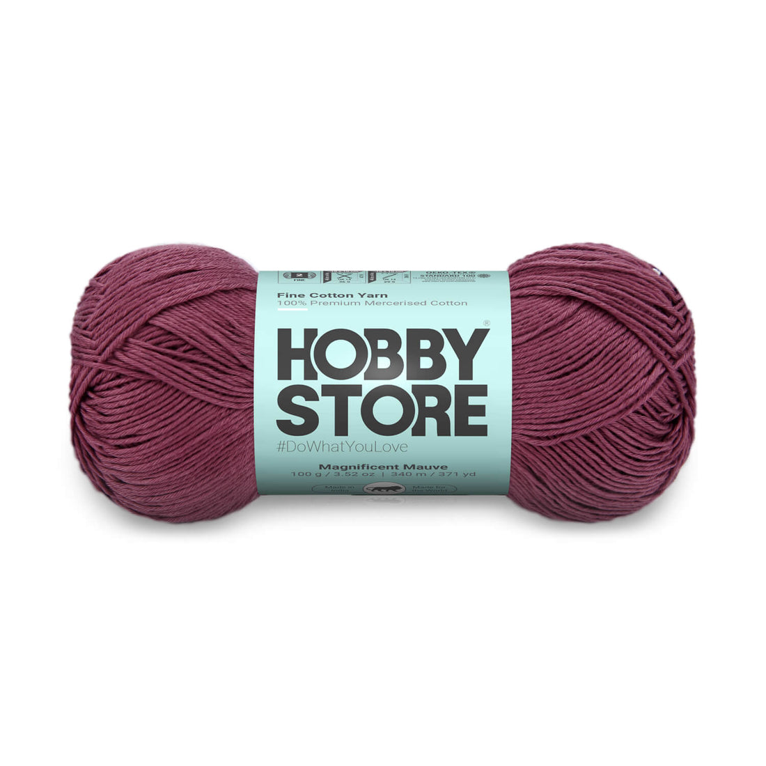 Fine Mercerised Cotton Yarn by Hobby Store - Magnificent Mauve - 228