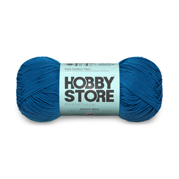 Fine Mercerised Cotton Yarn by Hobby Store - Marine Blue - 229