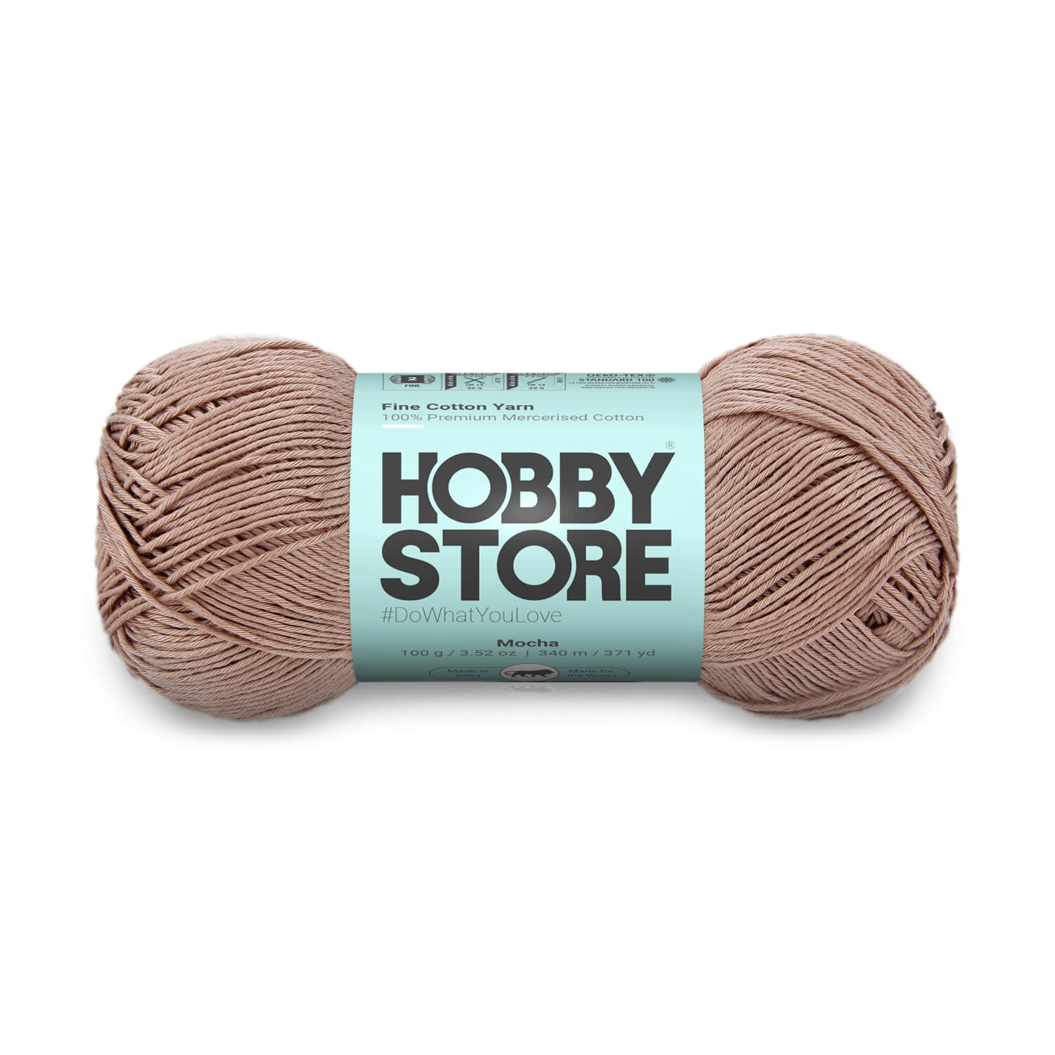 Fine Mercerised Cotton Yarn by Hobby Store - Mocha - 231