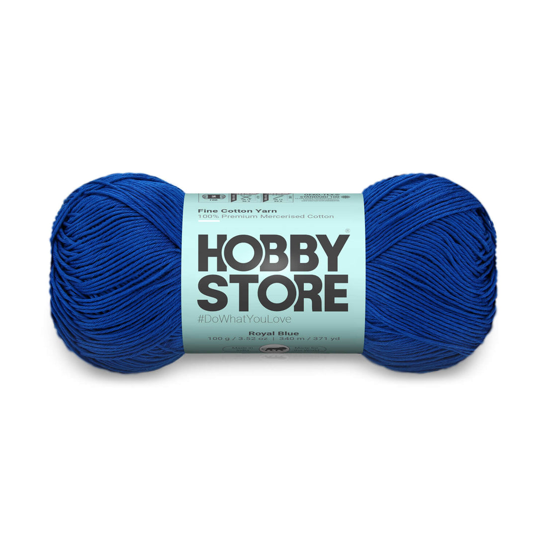 Fine Mercerised Cotton Yarn by Hobby Store - Royal Blue - 239
