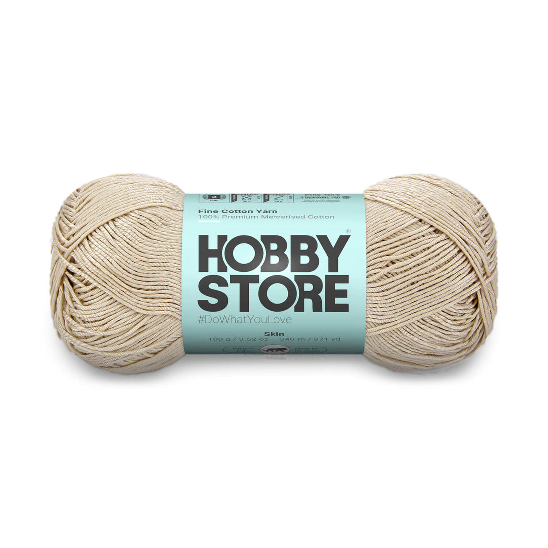 Fine Mercerised Cotton Yarn by Hobby Store - Skin - 242