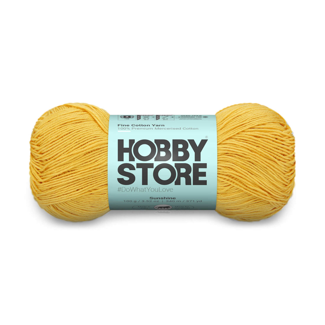 Fine Mercerised Cotton Yarn by Hobby Store - Sunshine - 246