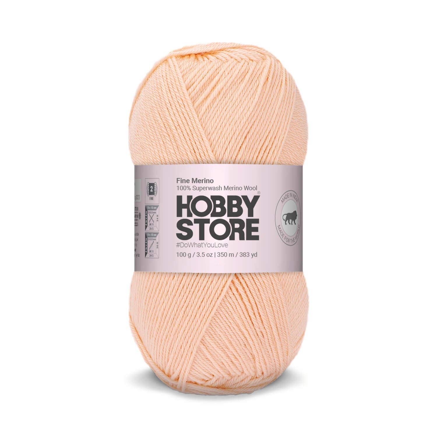Fine Merino Wool by Hobby Store - Apricot FM031