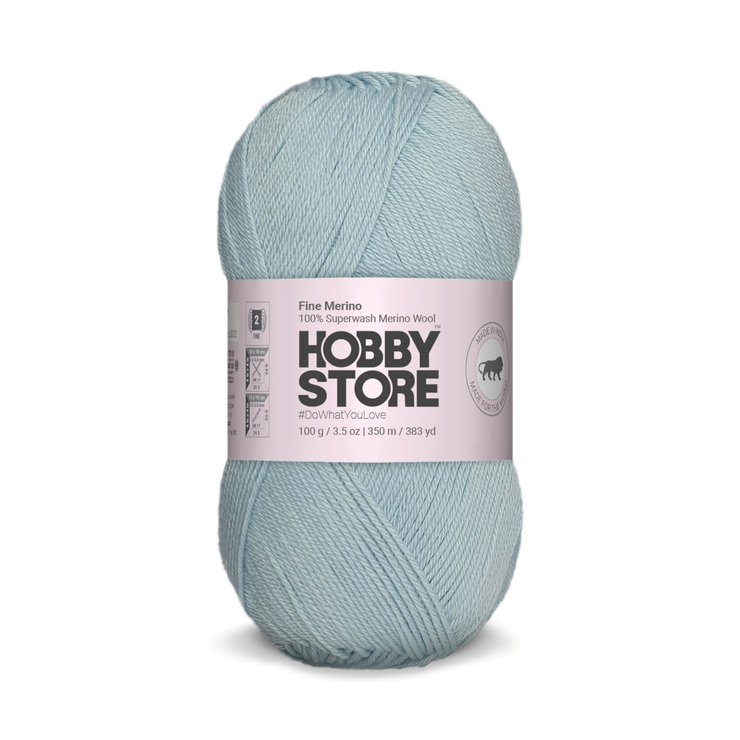 Fine Merino Wool by Hobby Store - Baby Blue FM022