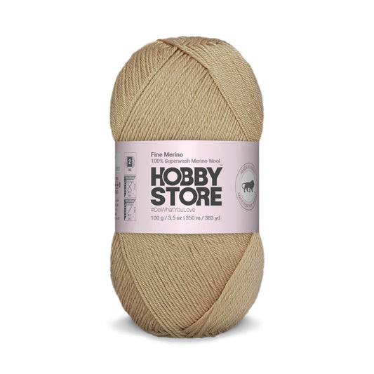 Fine Merino Wool by Hobby Store - Beige FM011
