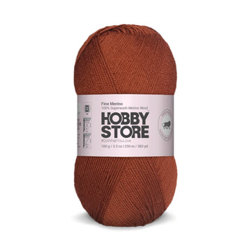 Fine Merino Wool by Hobby Store - Brick Red FM014