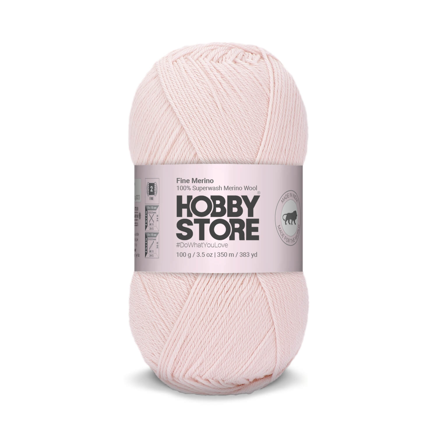 Fine Merino Wool by Hobby Store - Candy Floss FM032