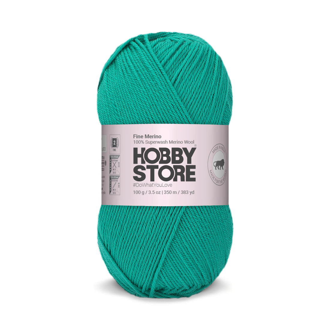Fine Merino Wool by Hobby Store - Cyan Green FM033