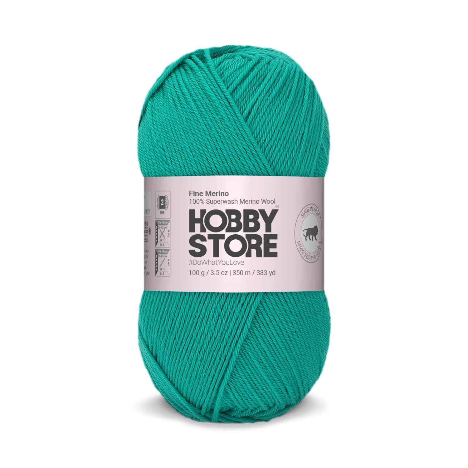 Fine Merino Wool by Hobby Store - Cyan Green FM033