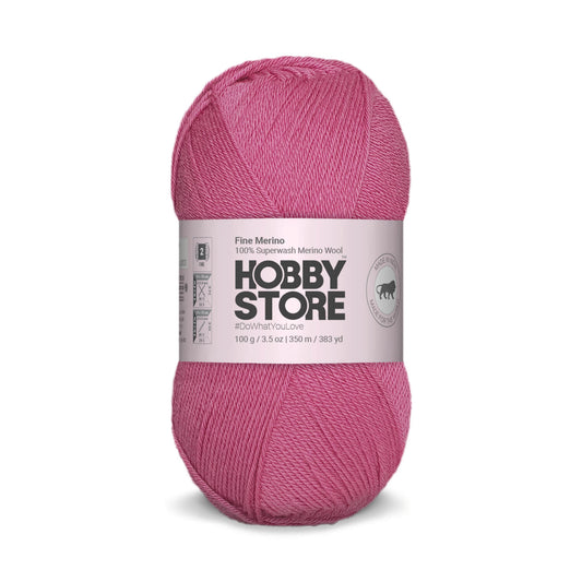 Fine Merino Wool by Hobby Store - Dark Pink FM027