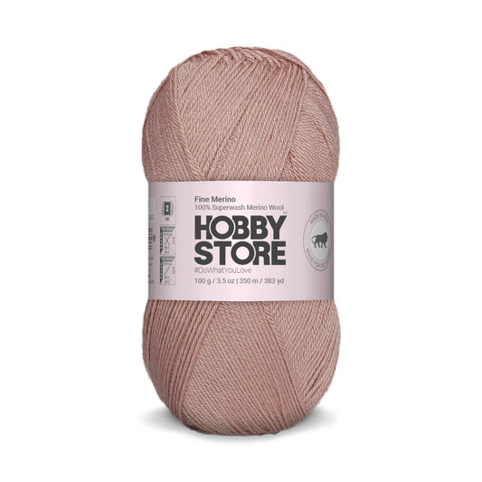 Fine Merino Wool by Hobby Store - Dried Rose FM030