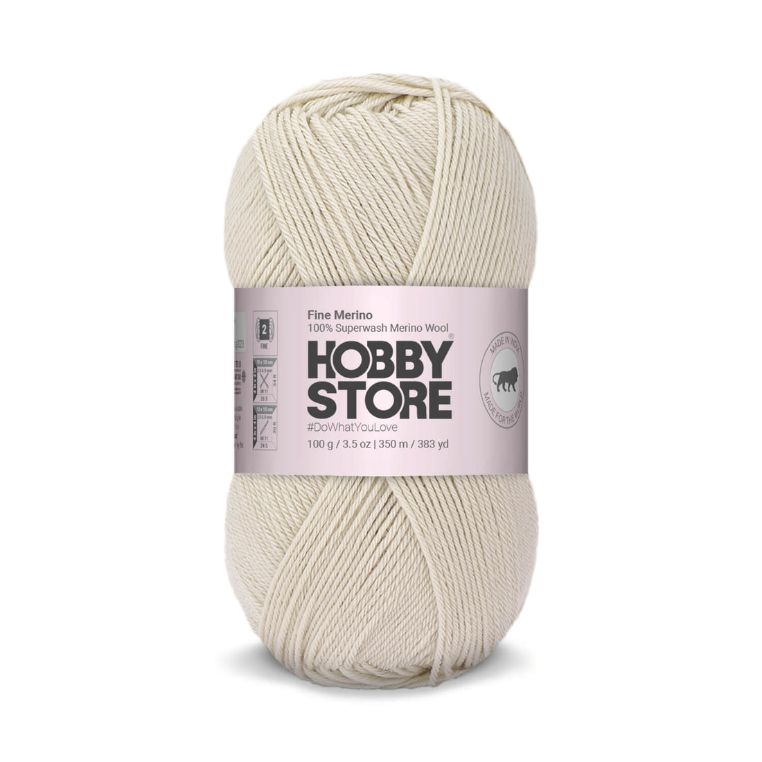 Fine Merino Wool by Hobby Store - Ivory FM034