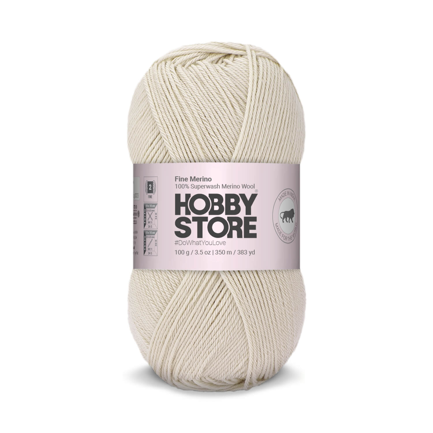 Fine Merino Wool by Hobby Store - Ivory FM034