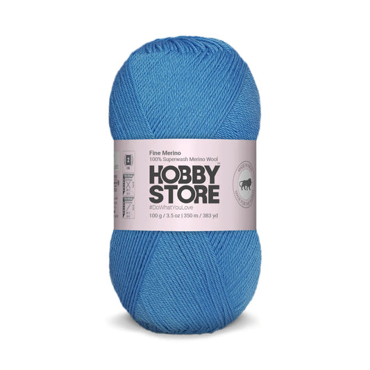 Fine Merino Wool by Hobby Store - Just Blue FM016