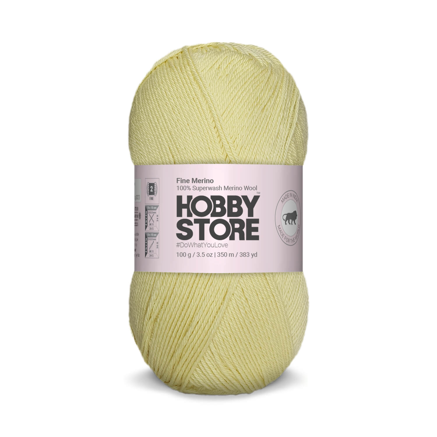 Fine Merino Wool by Hobby Store - Lemonade FM025