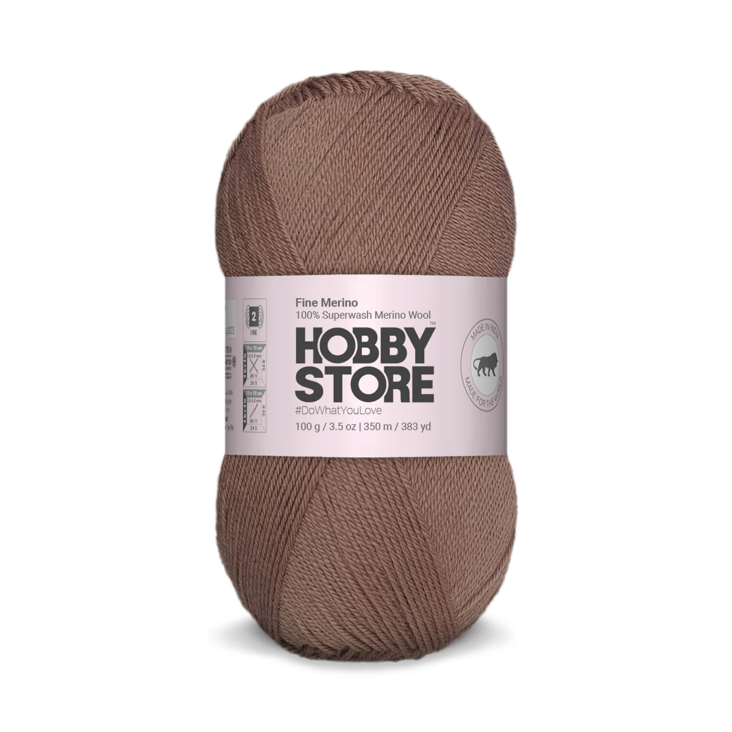 Fine Merino Wool by Hobby Store - Mauve FM003