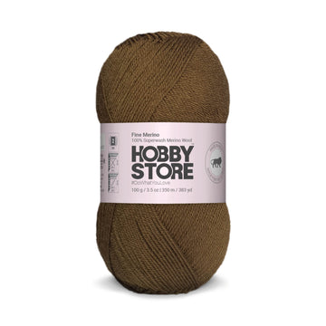 Fine Merino Wool by Hobby Store - Mud Brown FM002