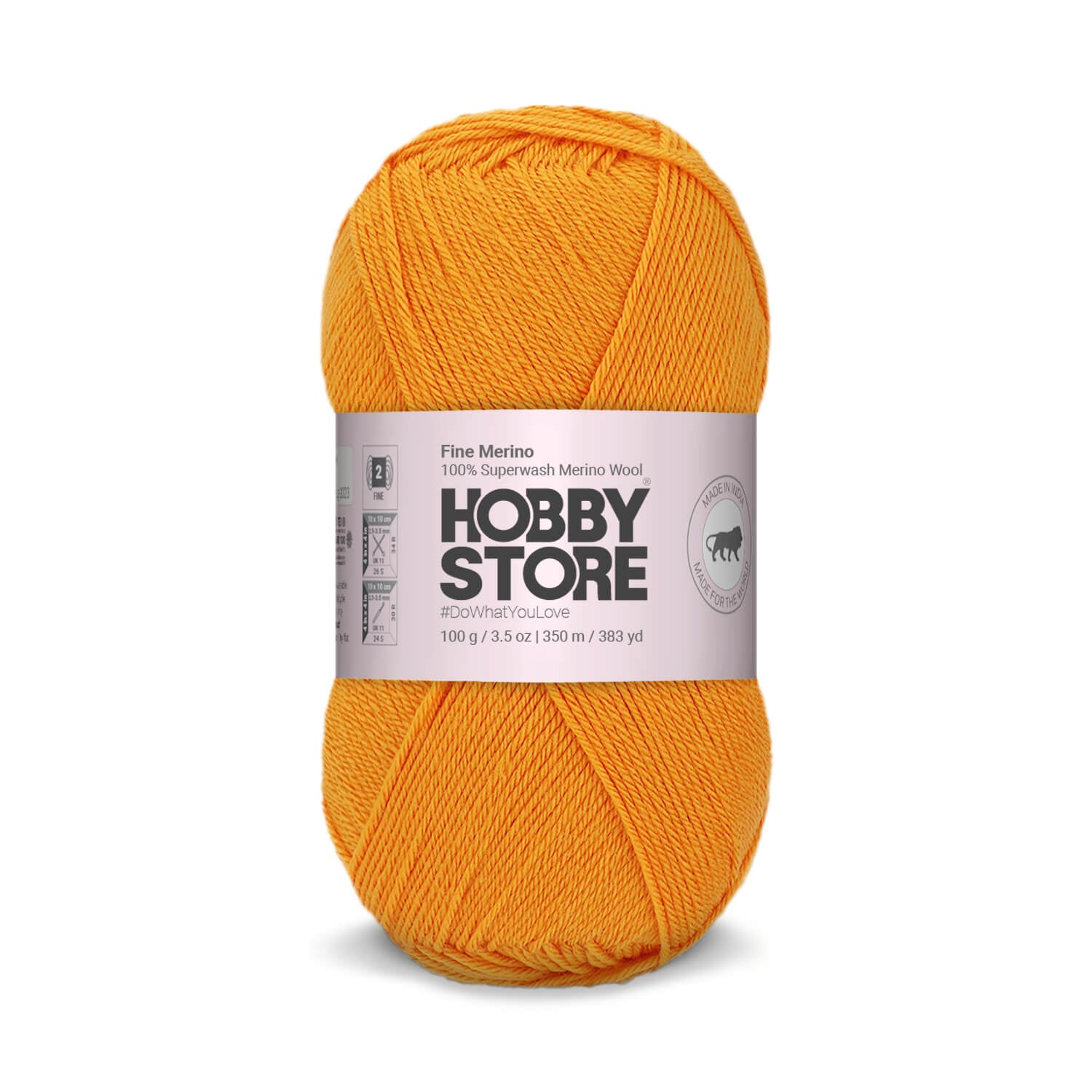 Fine Merino Wool by Hobby Store - Orange Peel FM036