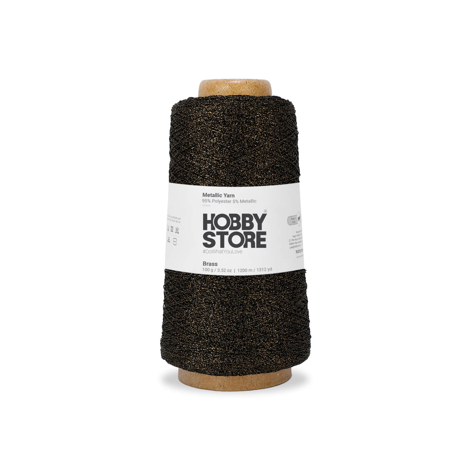 Metallic Yarn by Hobby Store - Brass METL014