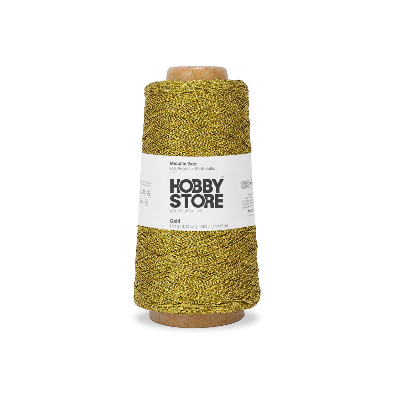Metallic Yarn by Hobby Store - Gold METL002