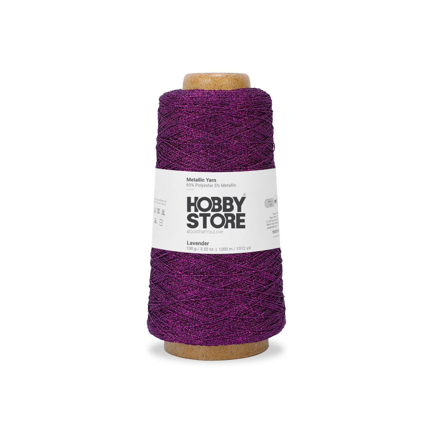 Metallic Yarn by Hobby Store - Lavender METL019