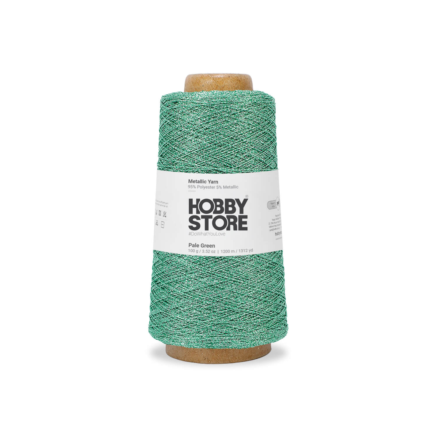 Metallic Yarn by Hobby Store - Pale Green METL017