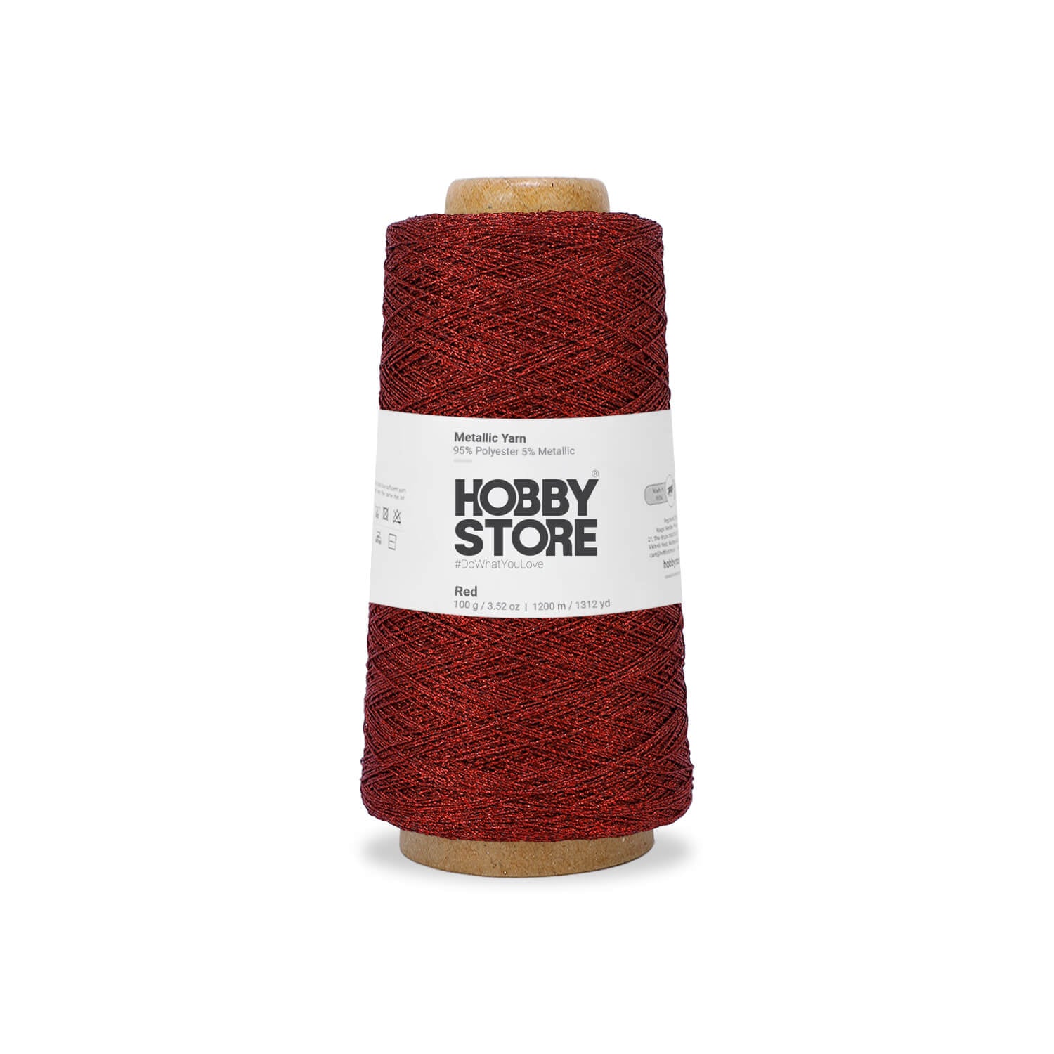 Metallic Yarn by Hobby Store - Red METL007