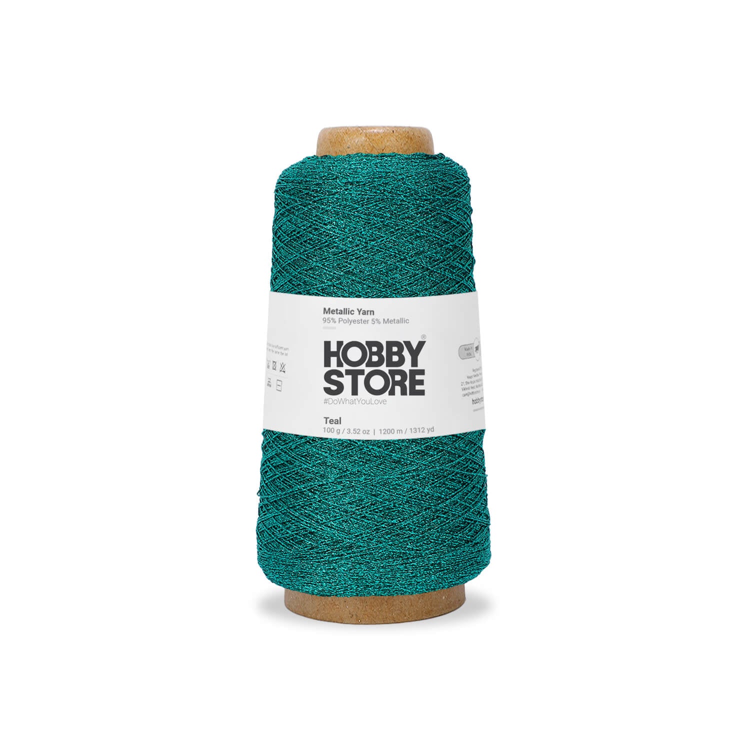 Metallic Yarn by Hobby Store - Teal METL011