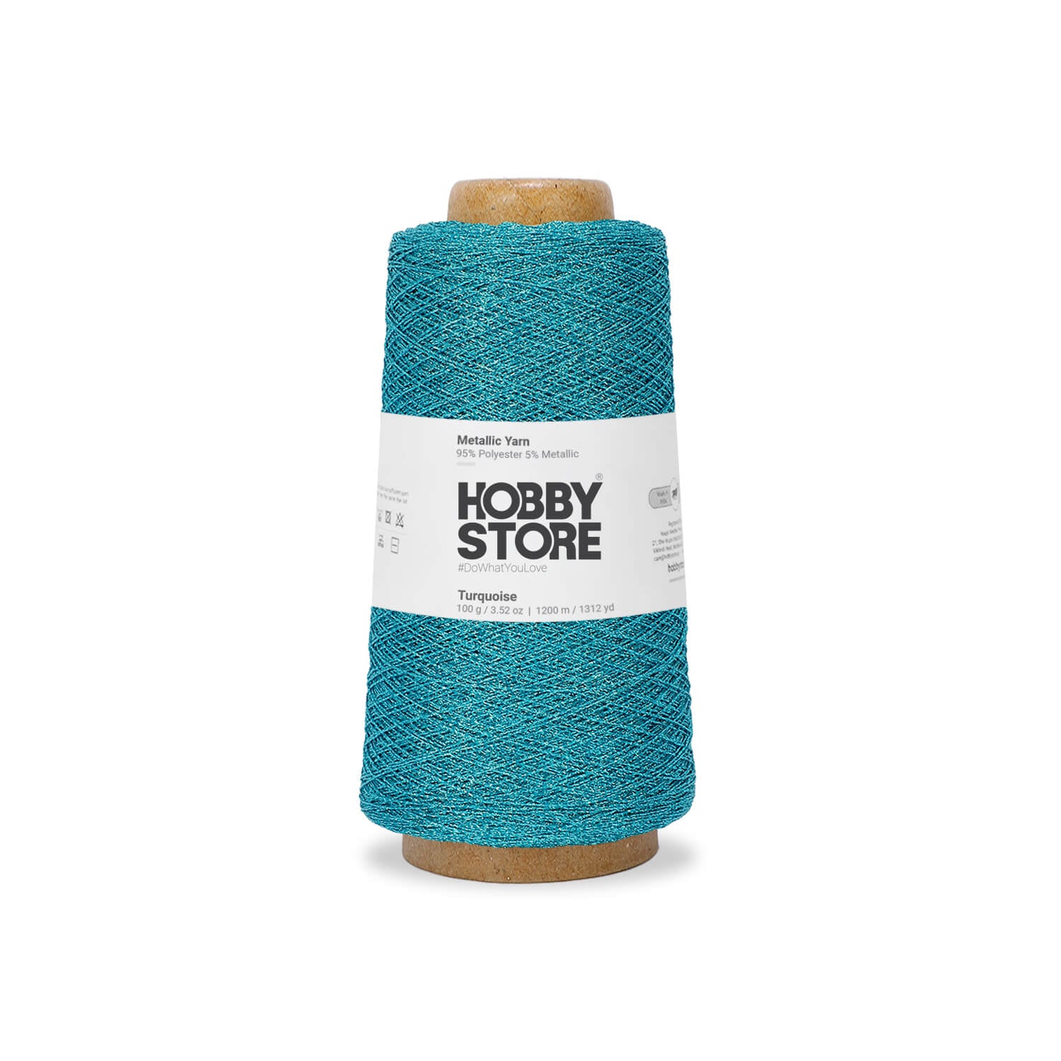 Metallic Yarn by Hobby Store - Turquoise METL010