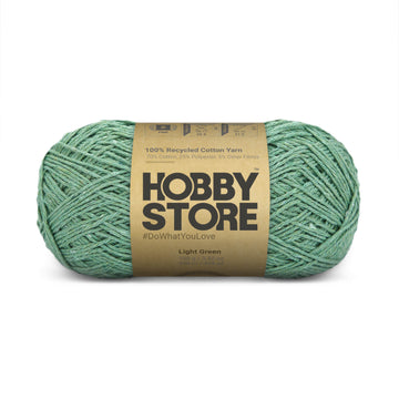 Recycled Cotton Yarn by Hobby Store - Light Green 81010