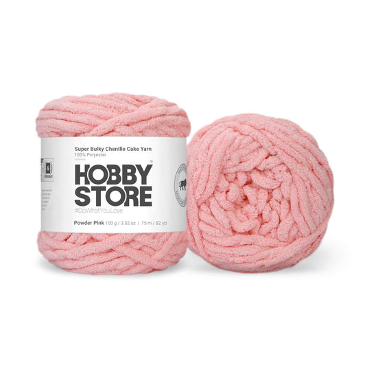 Hobby Store Chenille Super Bulky Yarn – Ultra Plush for Fast Projects ...