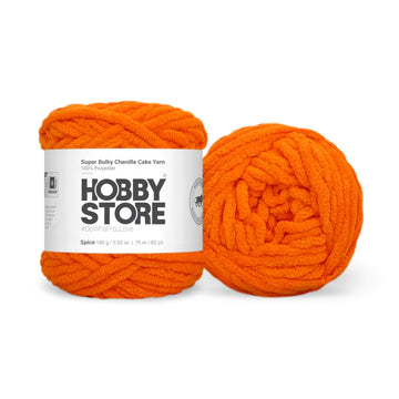 Super Bulky Chenille Cake Yarn by Hobby Store - Spice 69131