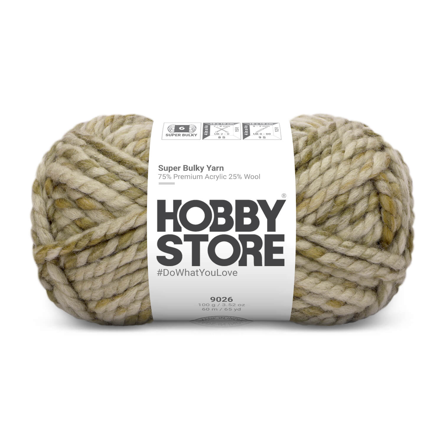 Super Bulky Yarn by Hobby Store - Multi-Color 9026