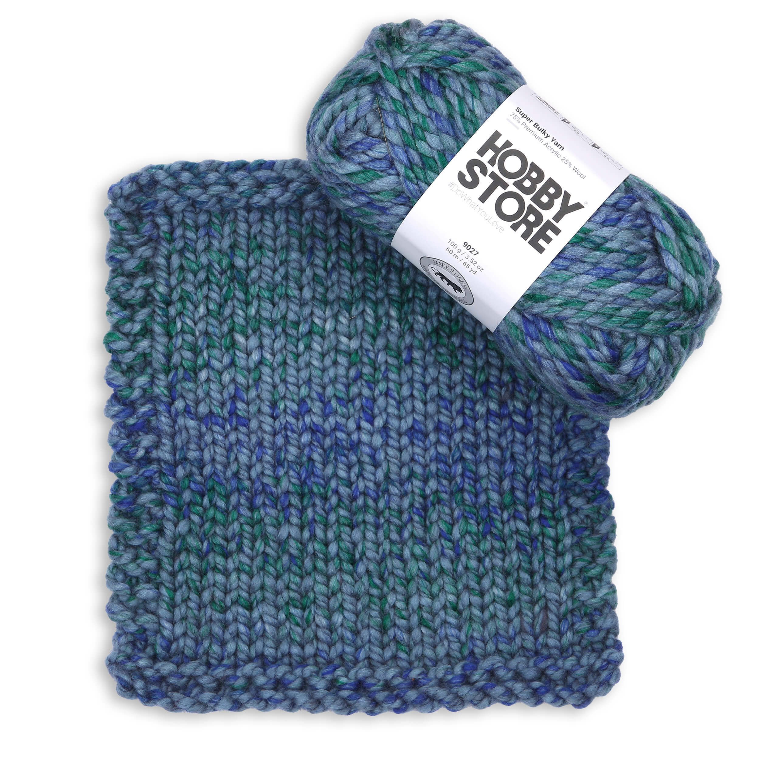 Super Bulky Yarn by Hobby Store - Multi-Color 9027